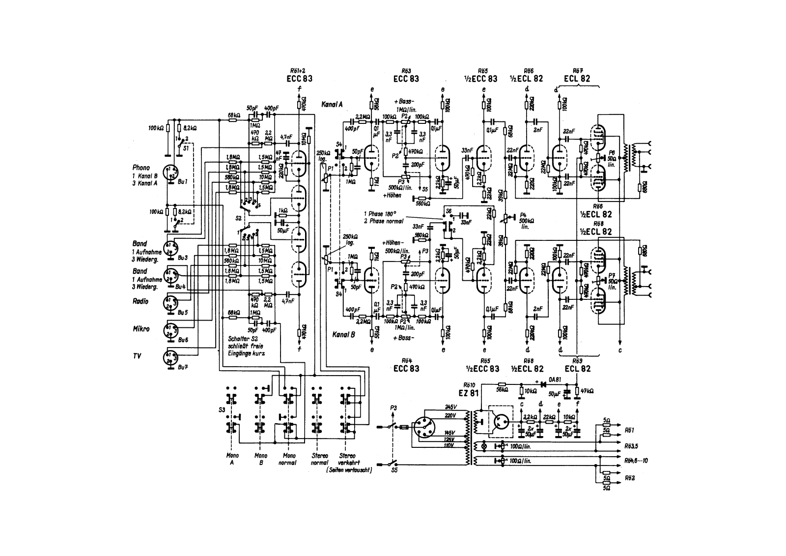 Telewatt vs55 schematic