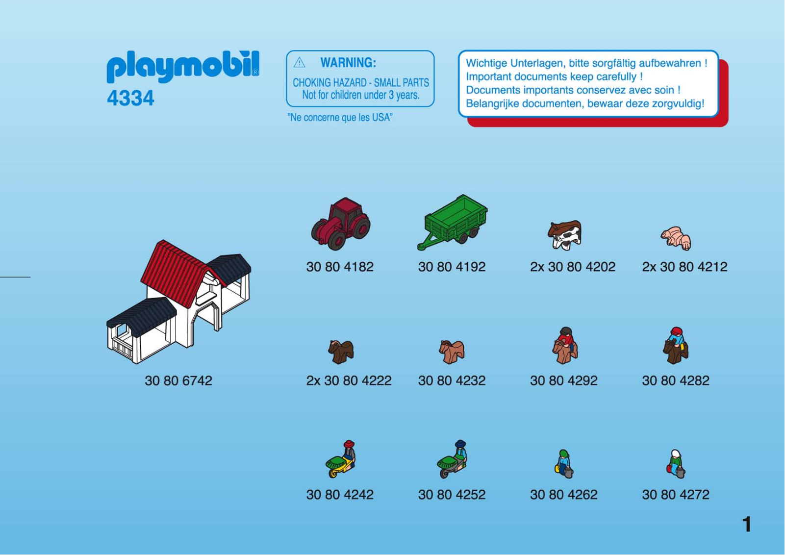 Playmobil 4334 Instructions