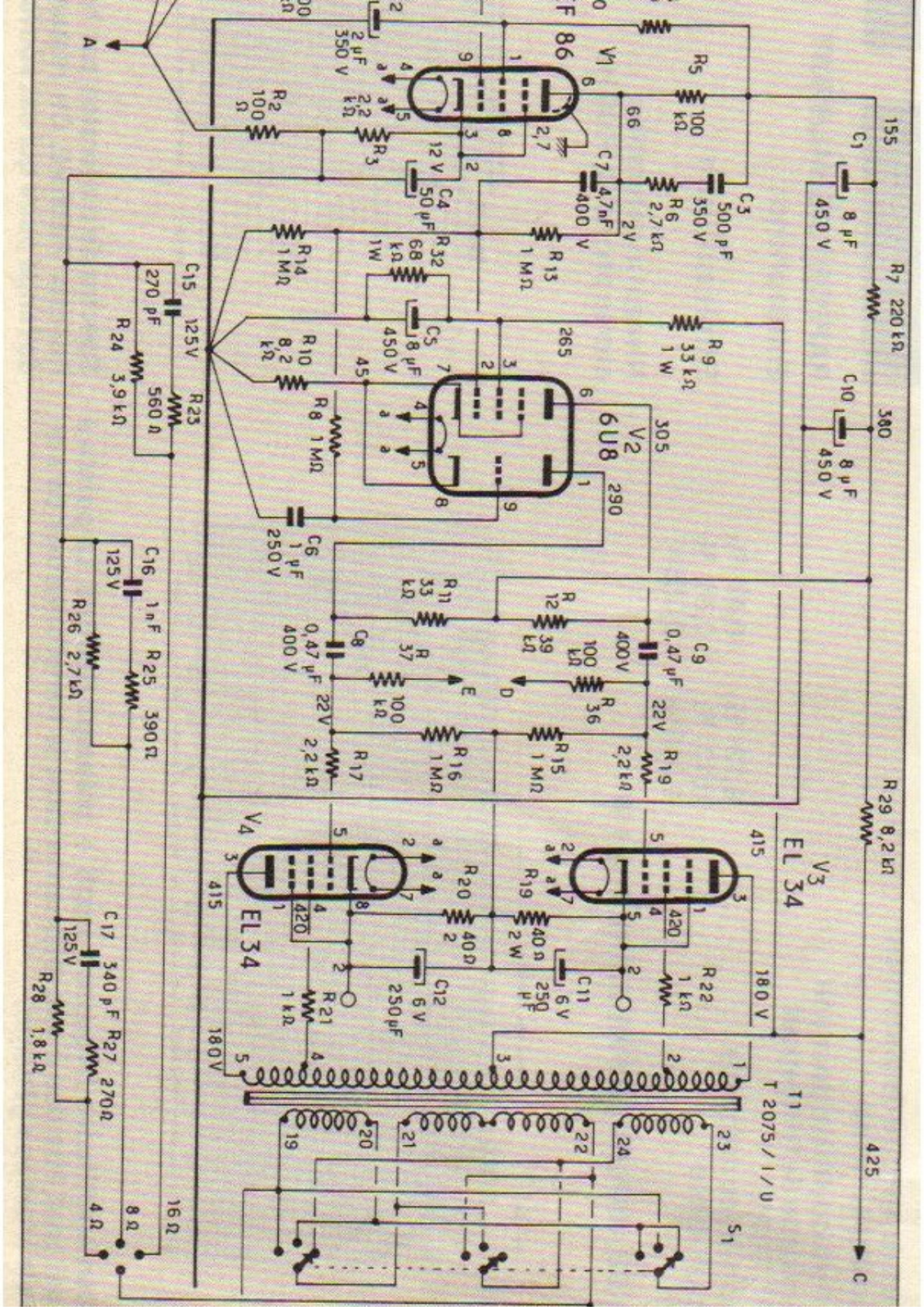 Radford SC-22-STA-25 Schematic