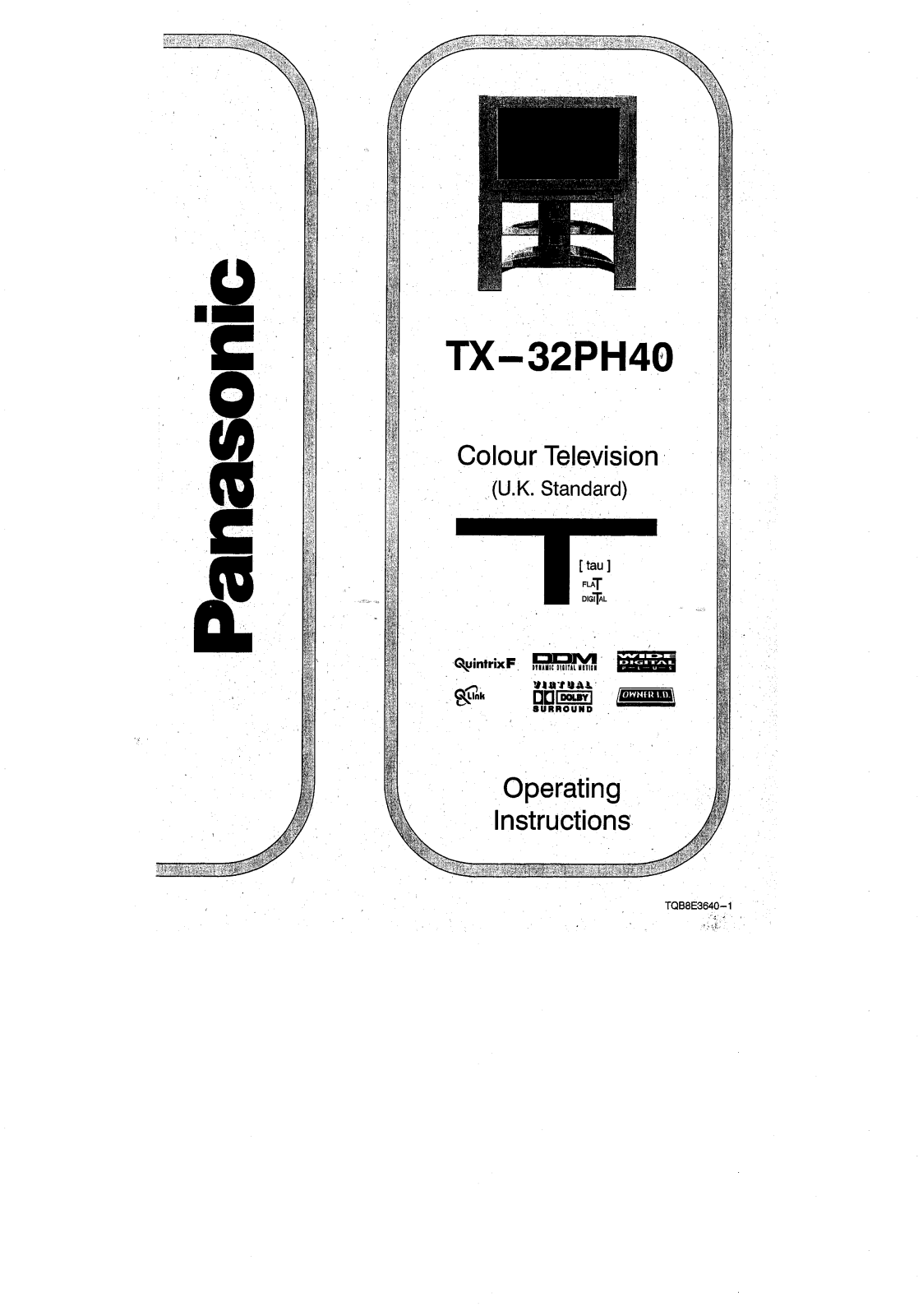 Panasonic TX-32PH40 User Manual