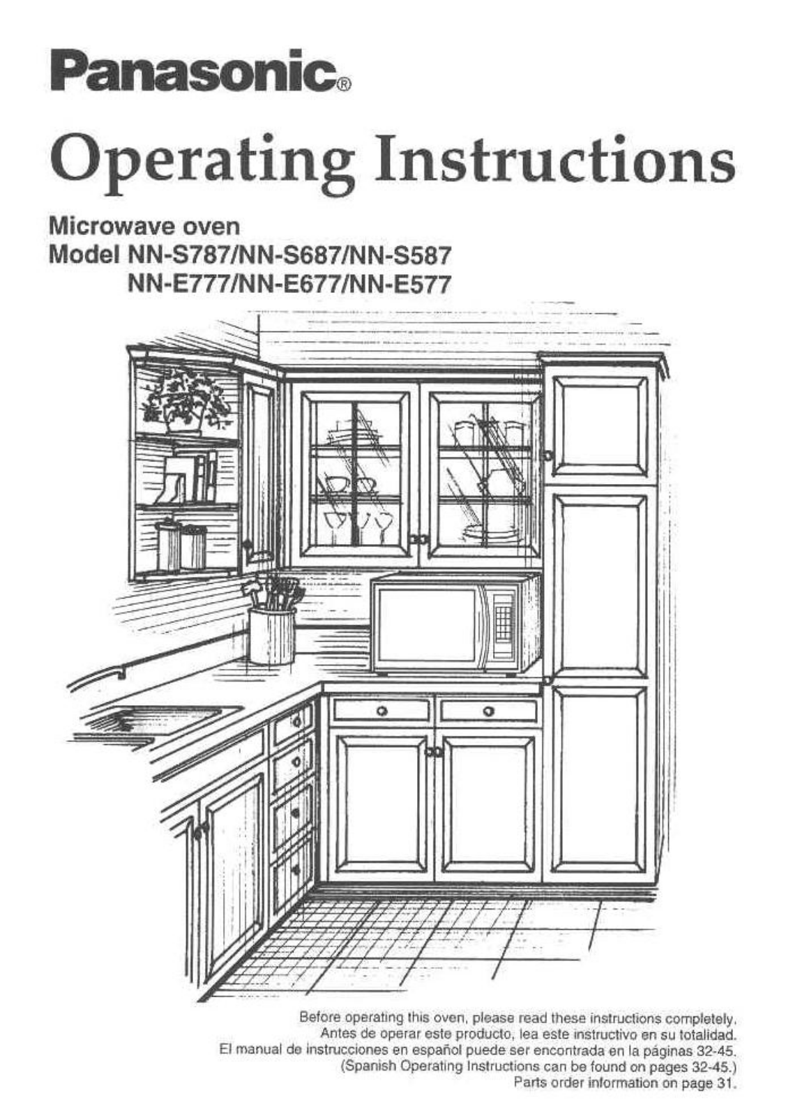 Panasonic NNS787 User Manual