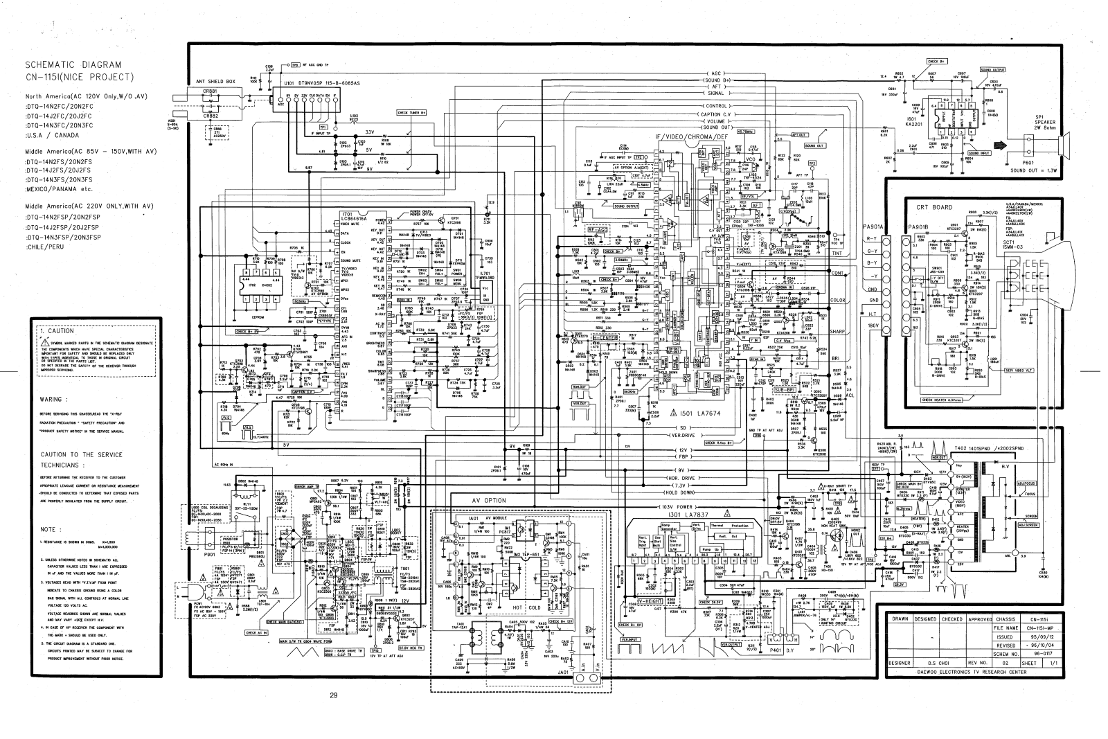 DAEWOO DTQ 20J2FC Diagram