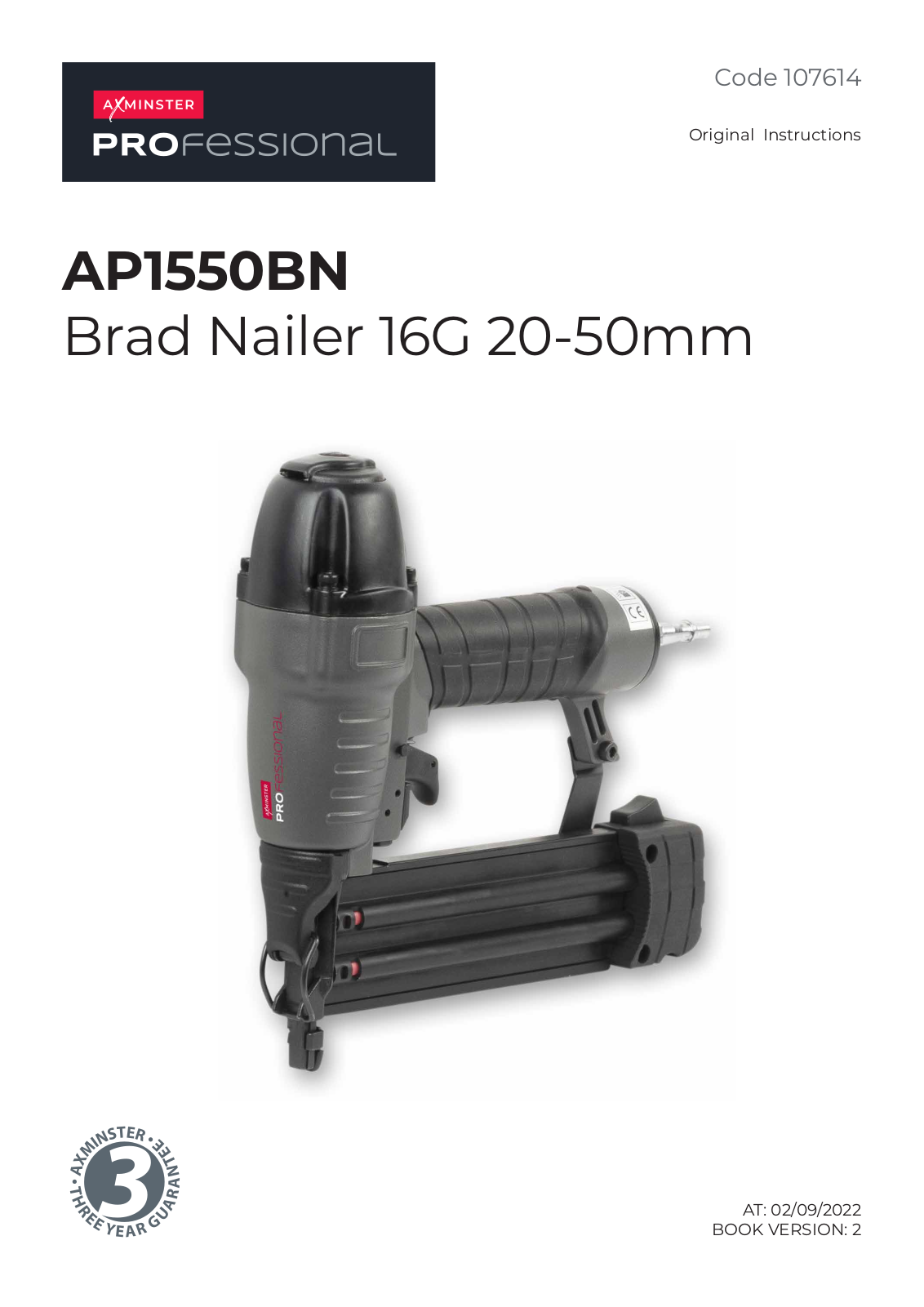 Axminster AP1550BN User guide - ManualMachine.com