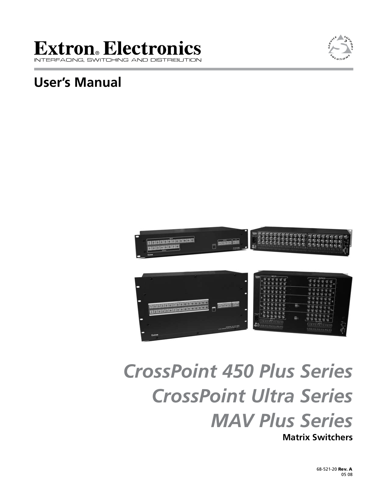 Extron electronic MAV Plus User Manual