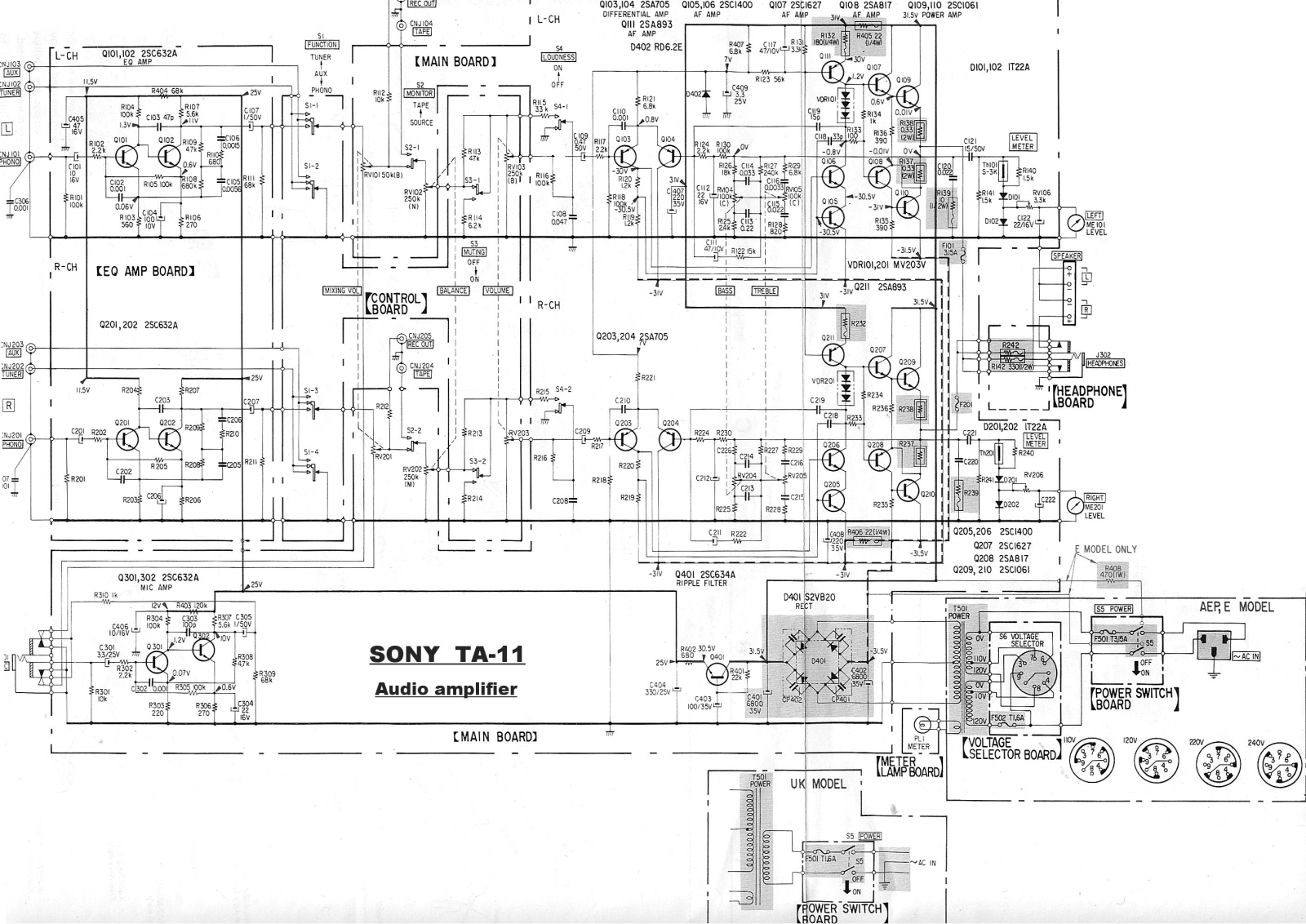 Sony TA11 Schematic - ManualMachine.com