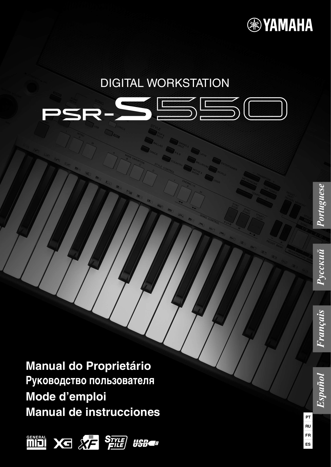 Yamaha PSR-S550 User Manual