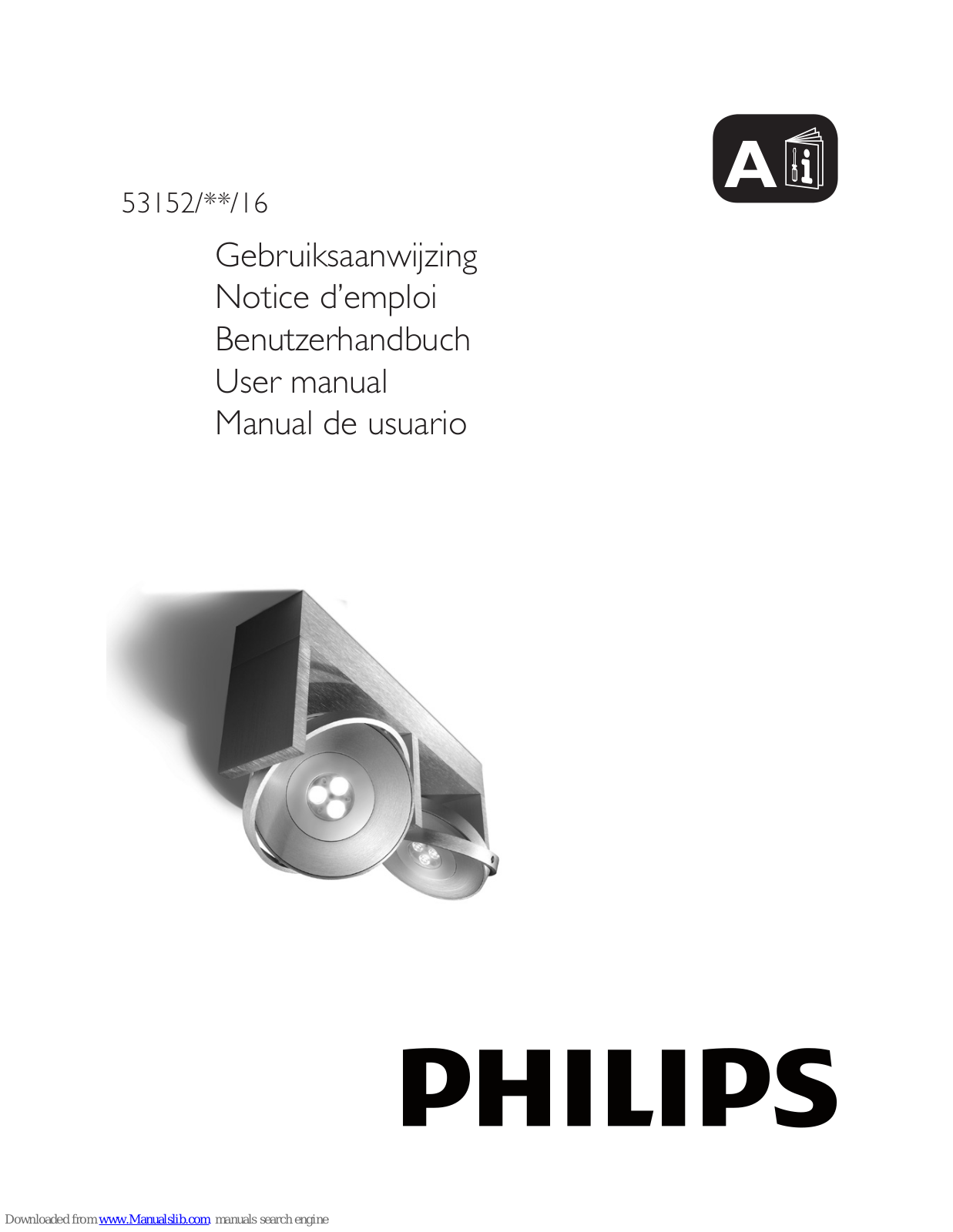 Philips 53152-48-16, 53152/**/16 User Manual - ManualMachine.com