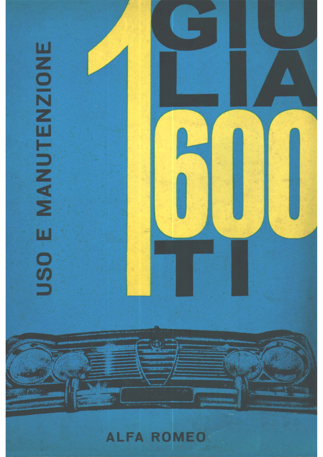 Alfa Romeo Giulia 1963 User Manual