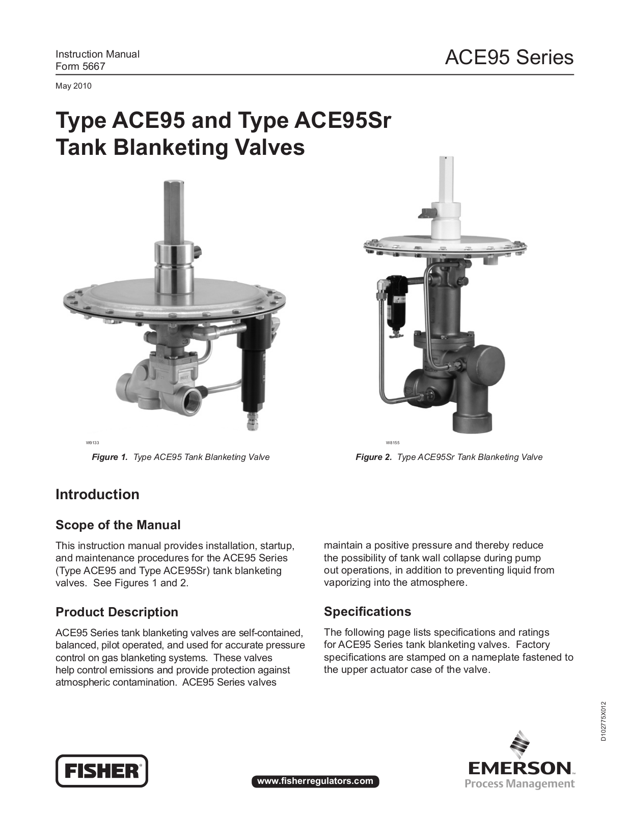 Emerson ACE95, ACE95Sr Instruction Manual