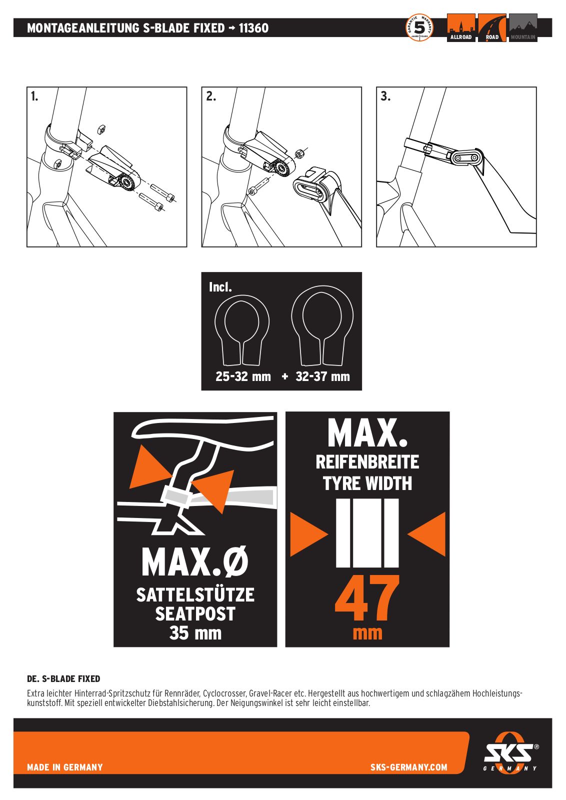 SKS 11360 User Manual