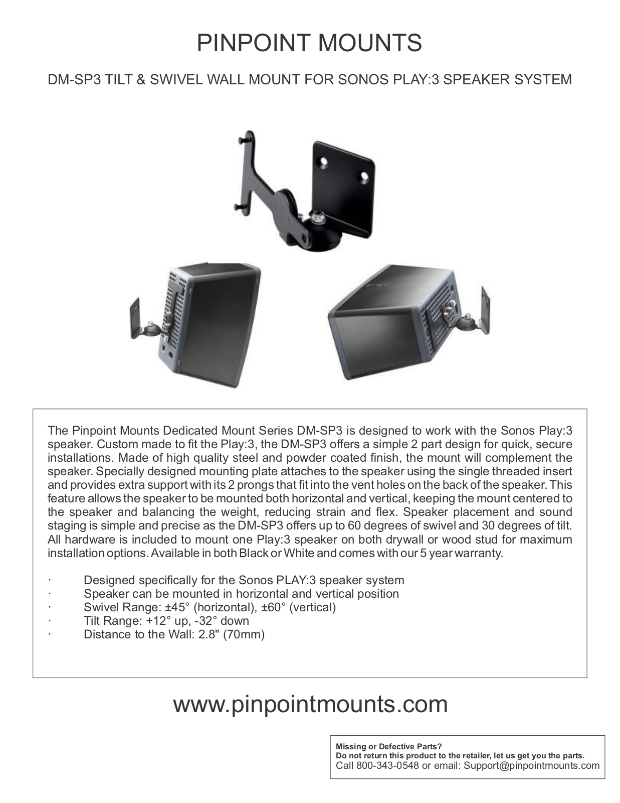 Pinpoint Mounts PPV1063 Installation & Assembly - ManualMachine.com