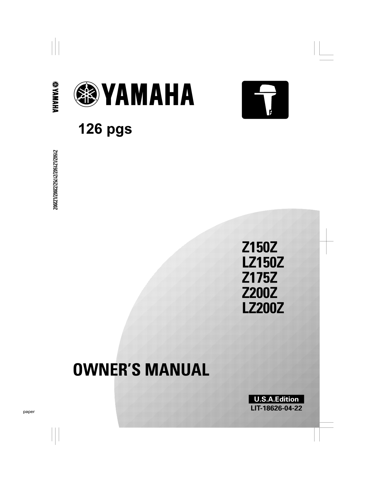 Yamaha Z150Z, LZ150Z, Z175Z, Z200Z, LZ200Z Manual