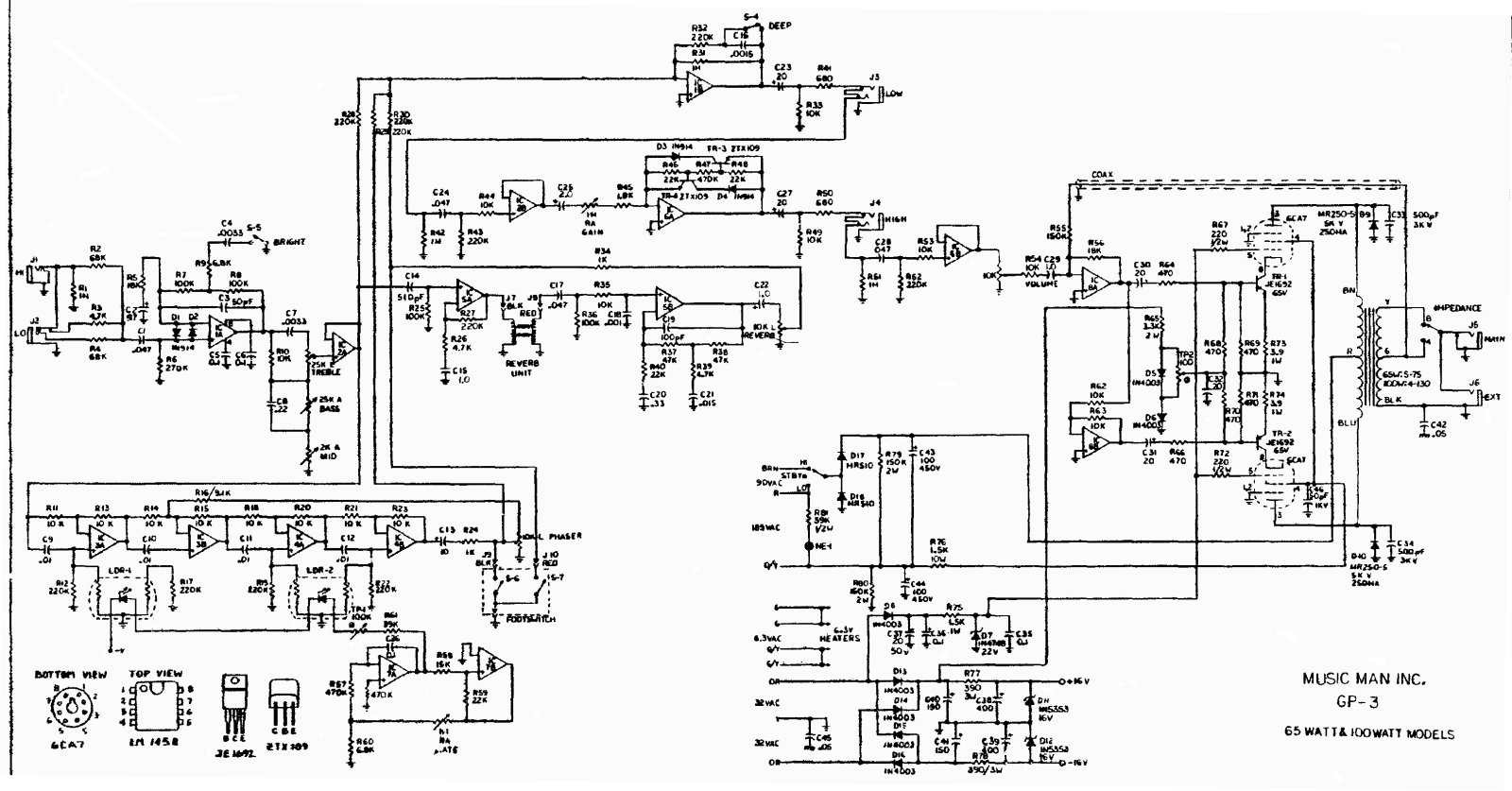 Musicman gp3 schematic