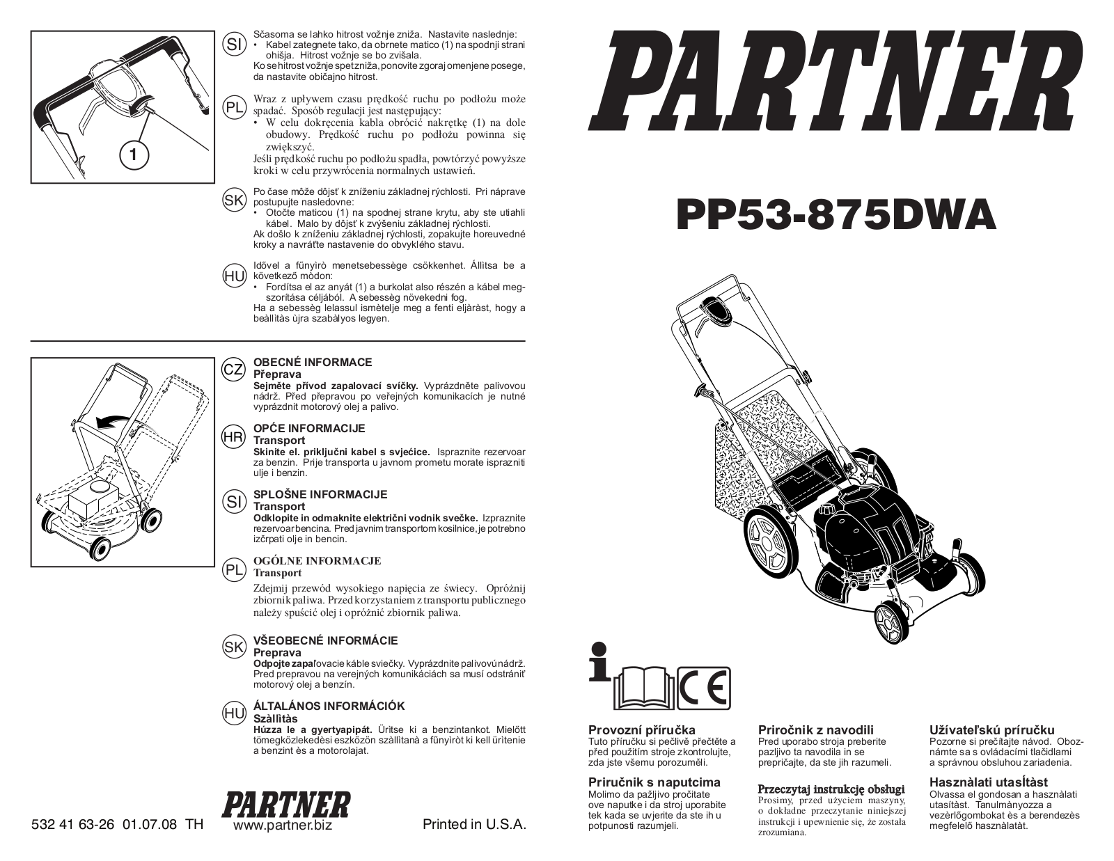 Partner P53-875DWA User Manual