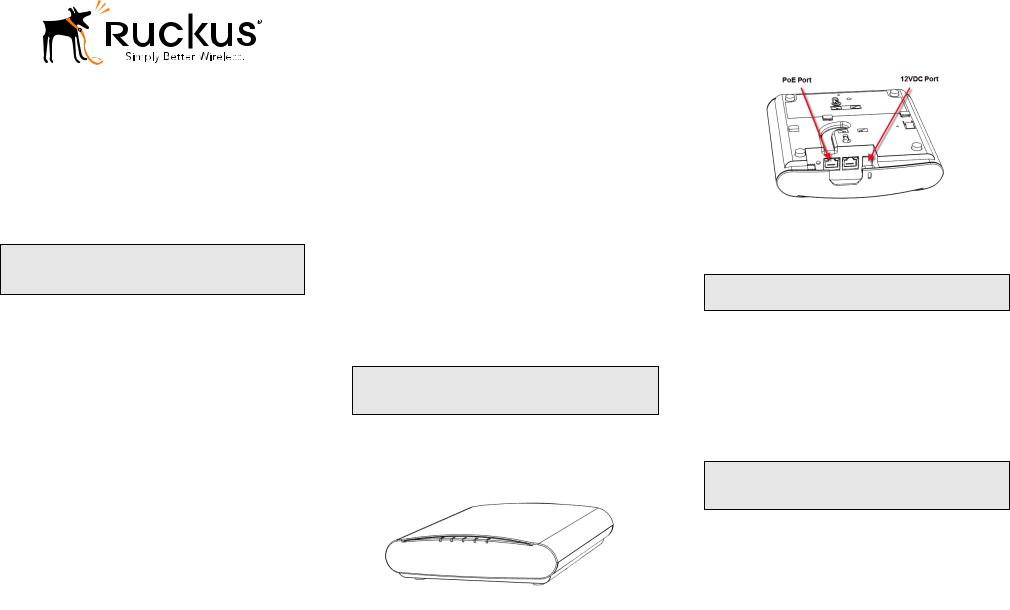 Ruckus Wireless R510 Users Manual