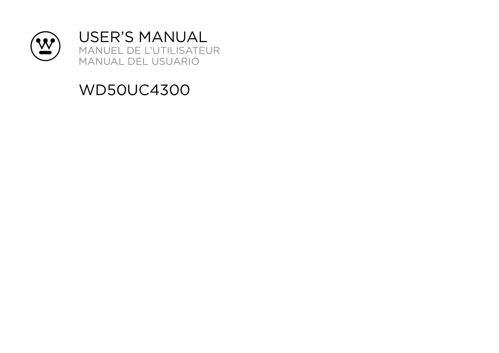 Shenyang Tongfang Multimedia Technology WD50NC430 User Manual