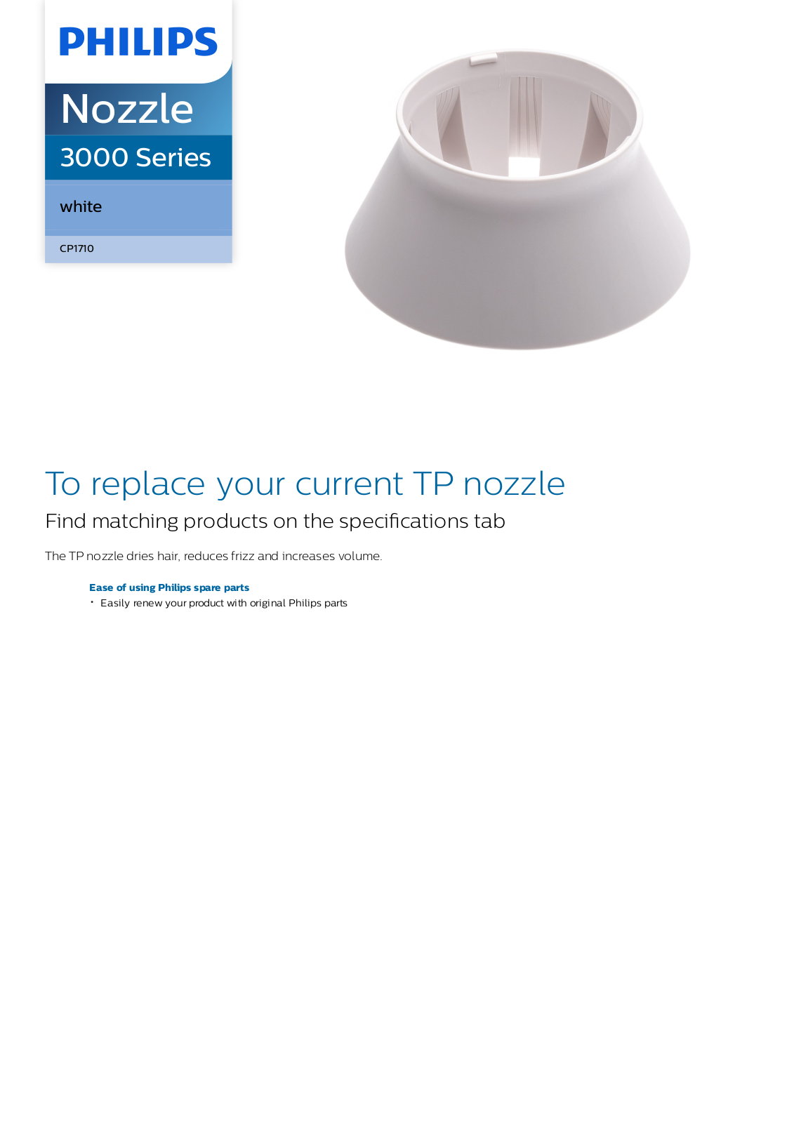 Philips CP1710/01 leaflet - ManualMachine.com