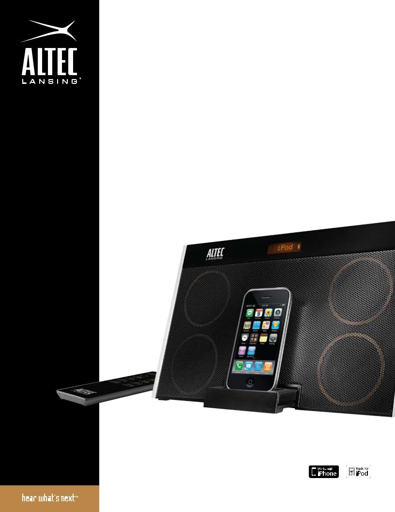 Altec lansing INMOTION MAX User Manual