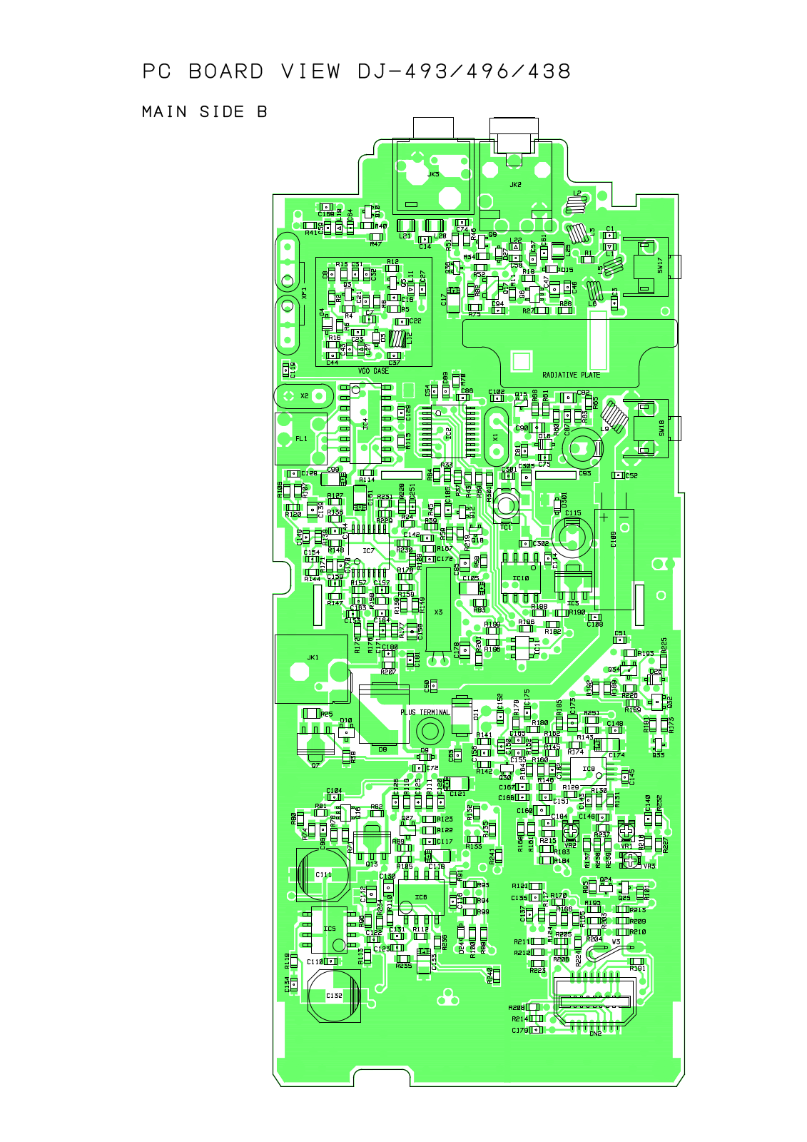 Alinco dj496, b-PCB 493 496 User Manual