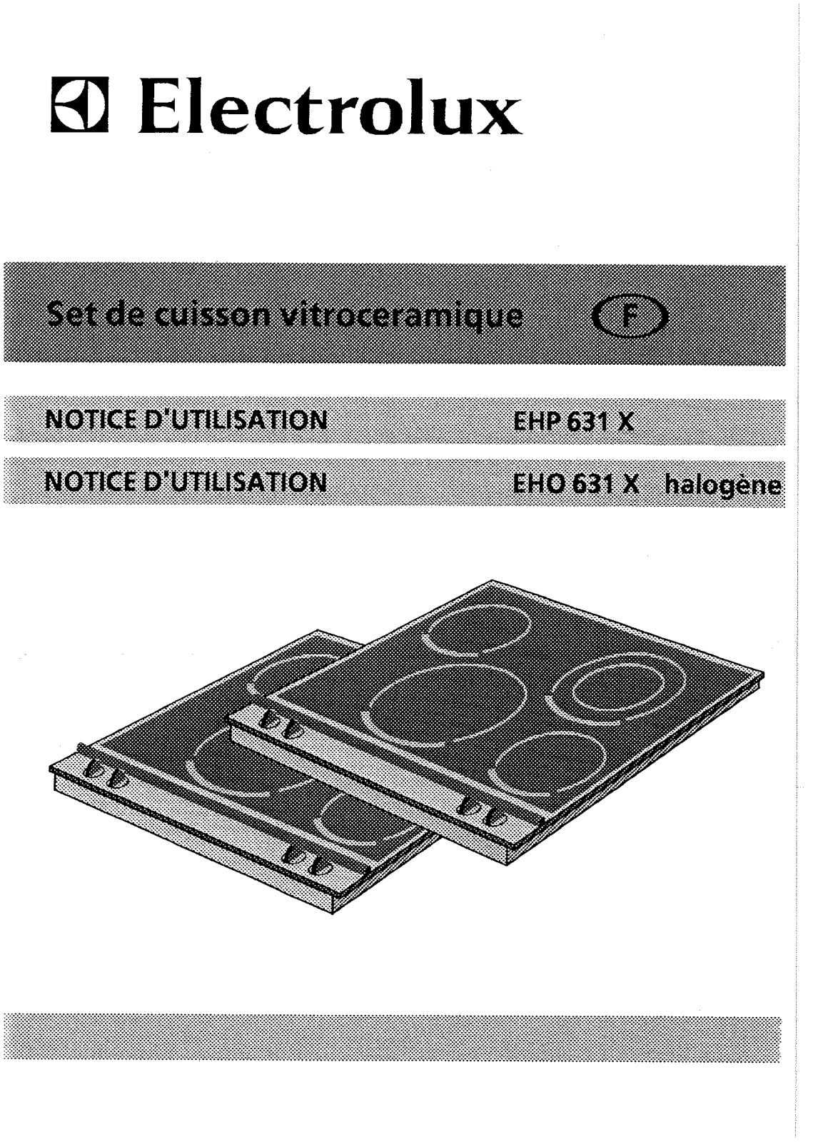 electrolux EHP631X, EHO631X User Manual