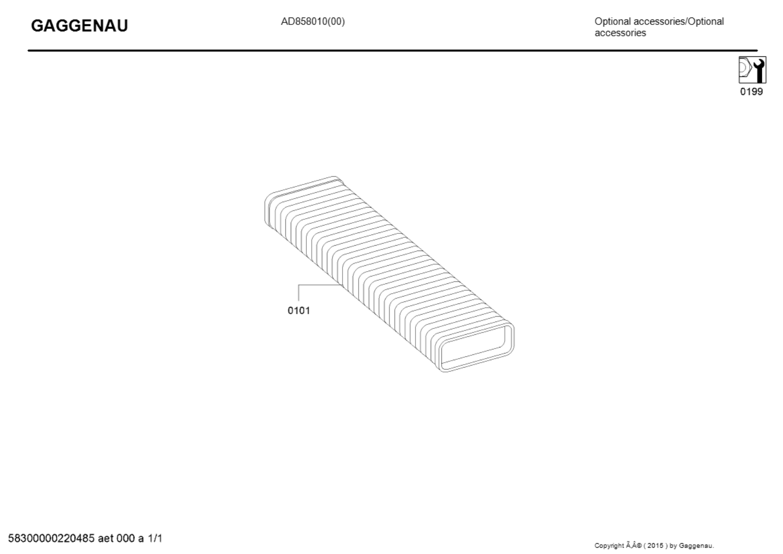 Gaggenau AD858010 Diagram