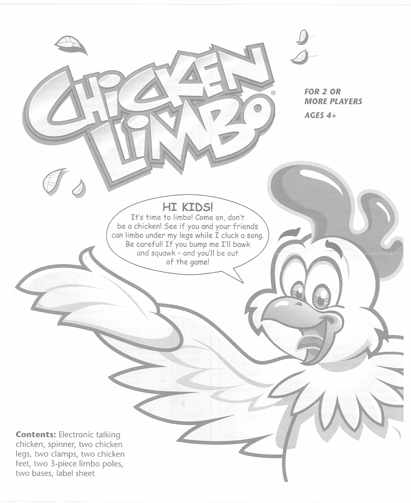 HASBRO Chicken Limbo 2005 User Manual