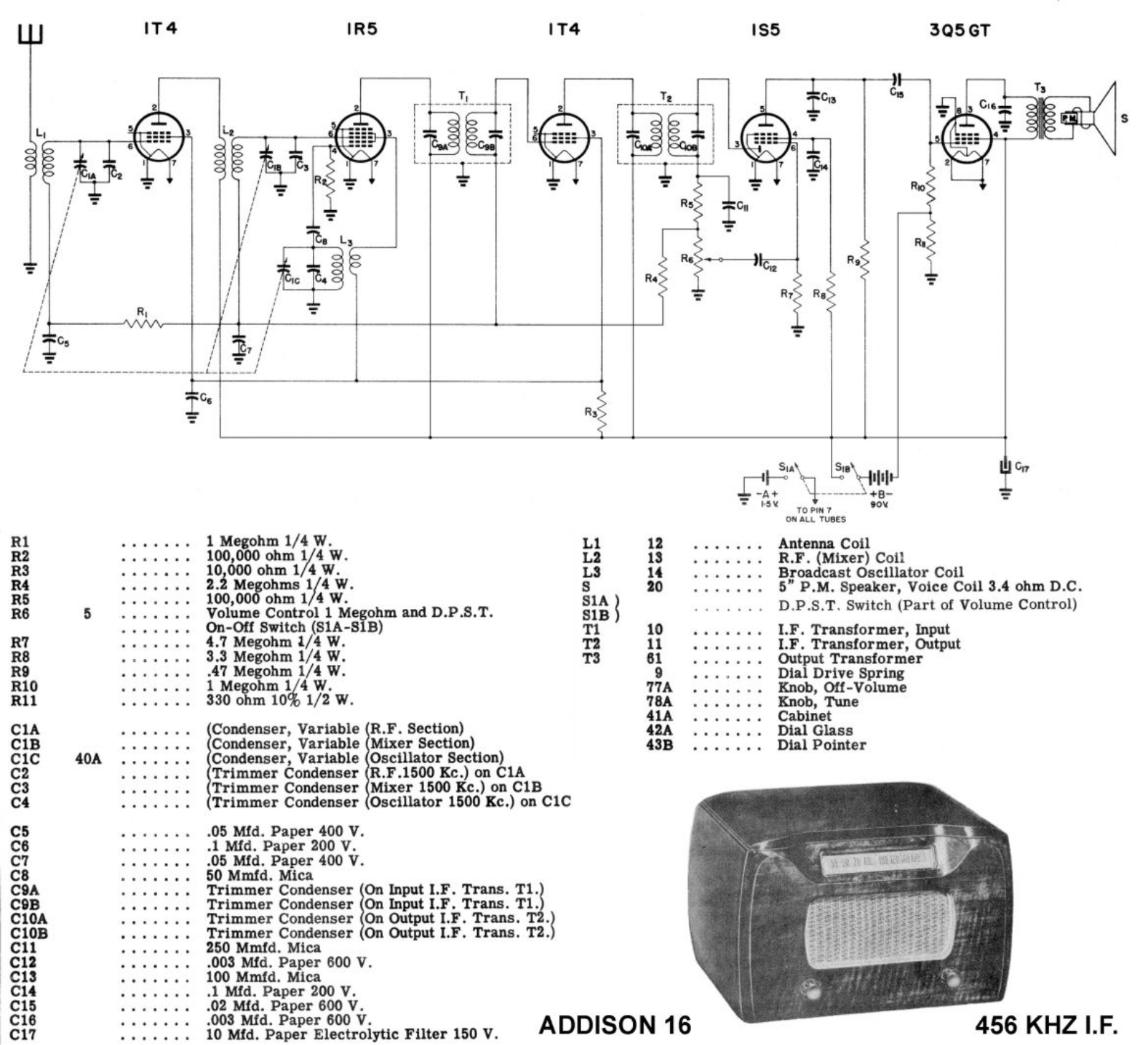 Addison 16 schematic