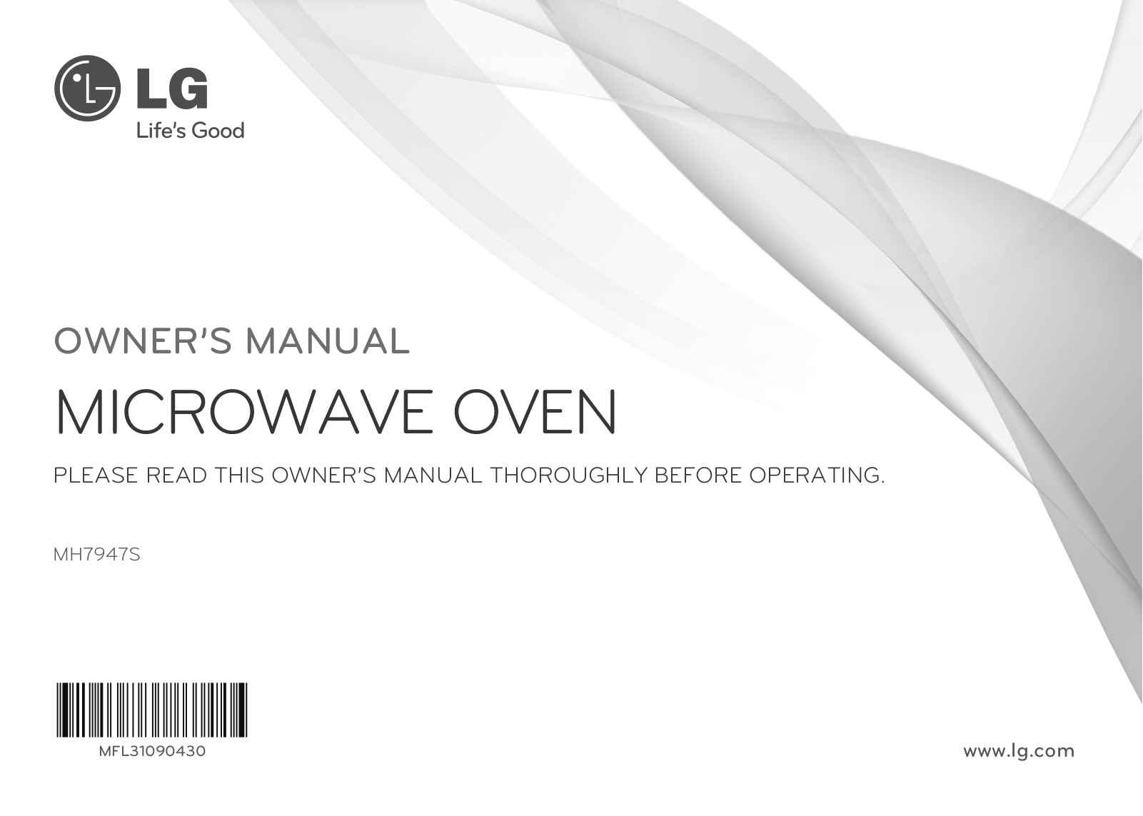 LG MH7947S Owner’s Manual
