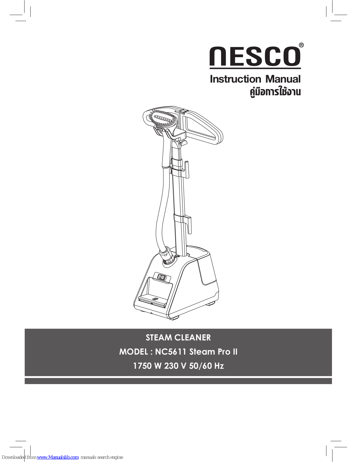 Nesco NC5611 Instruction Manual