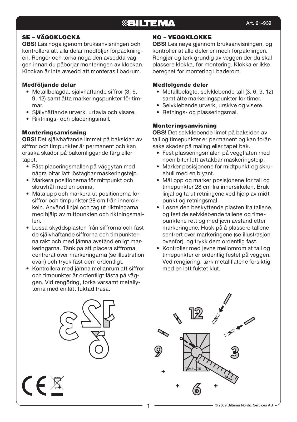 Biltema 21-939 User Manual