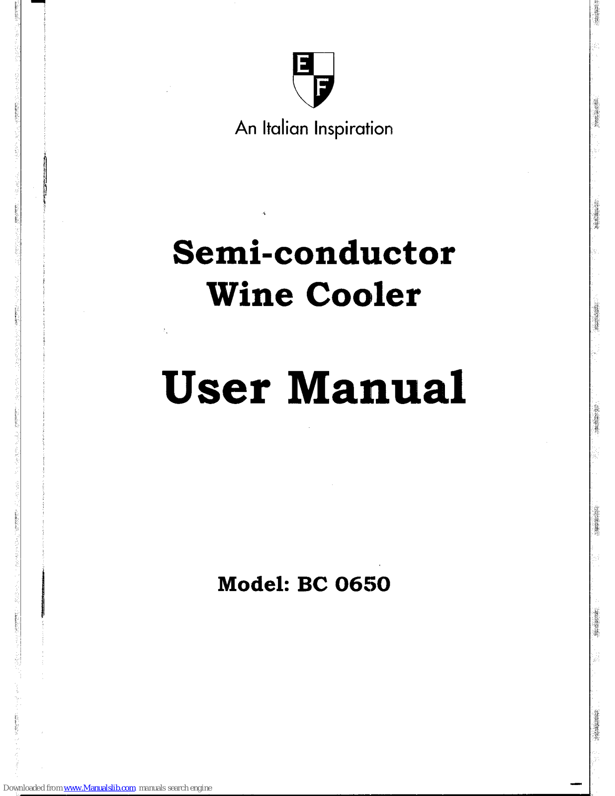 EF BC 0650 User Manual