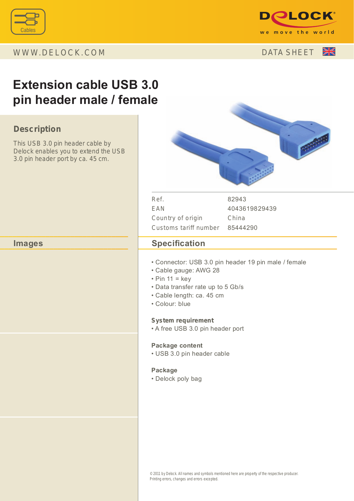 DeLOCK 82943 User Manual