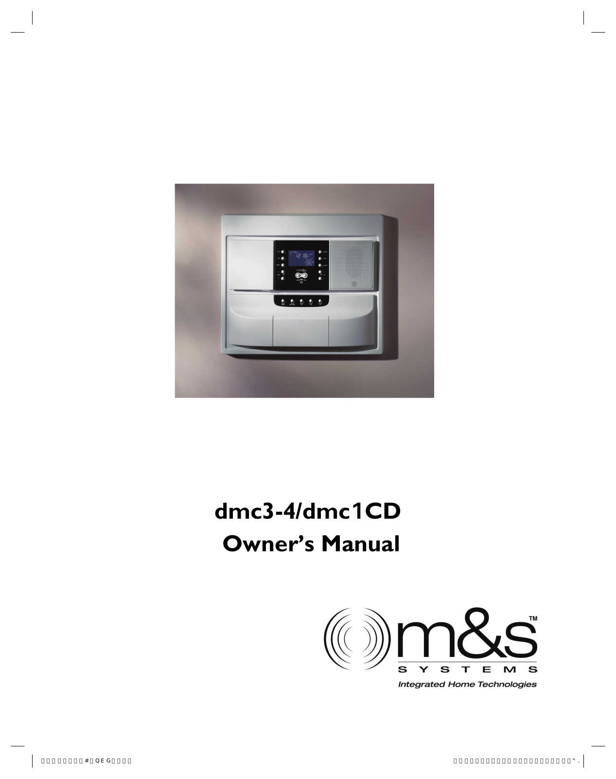 M&S Systems dmc3, dmc4, dmc1 User Manual