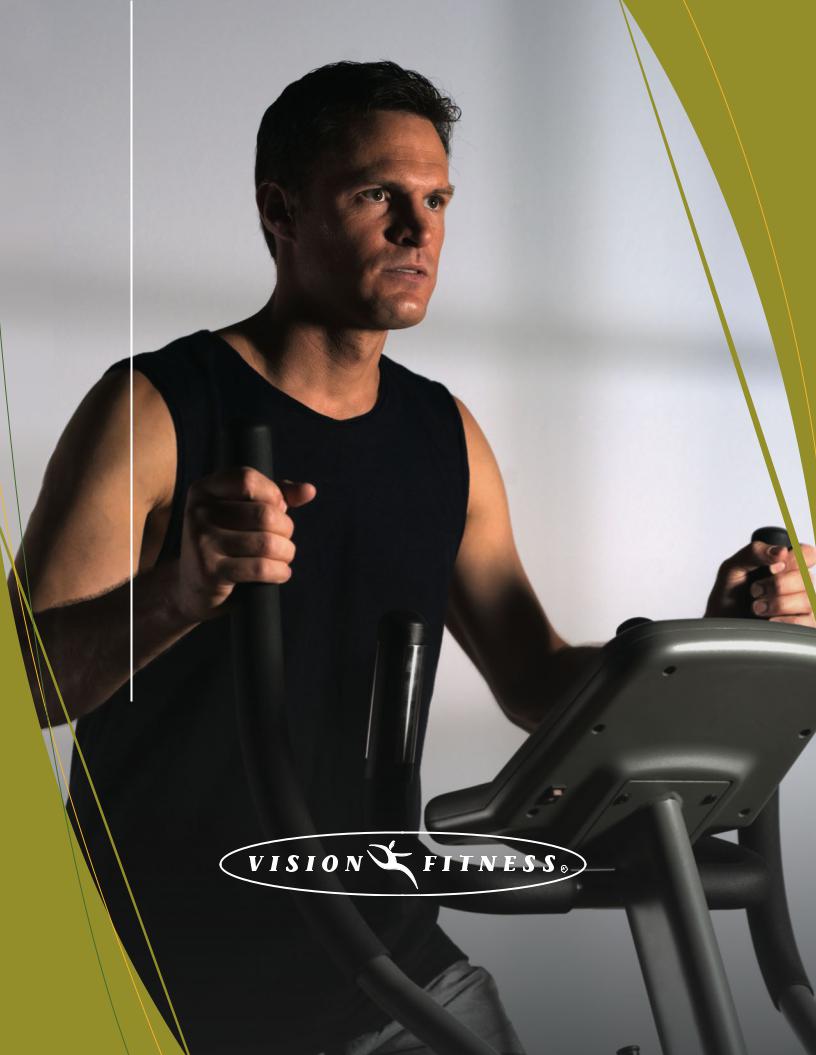 Vision Fitness X6200HRT, X6100 User Manual