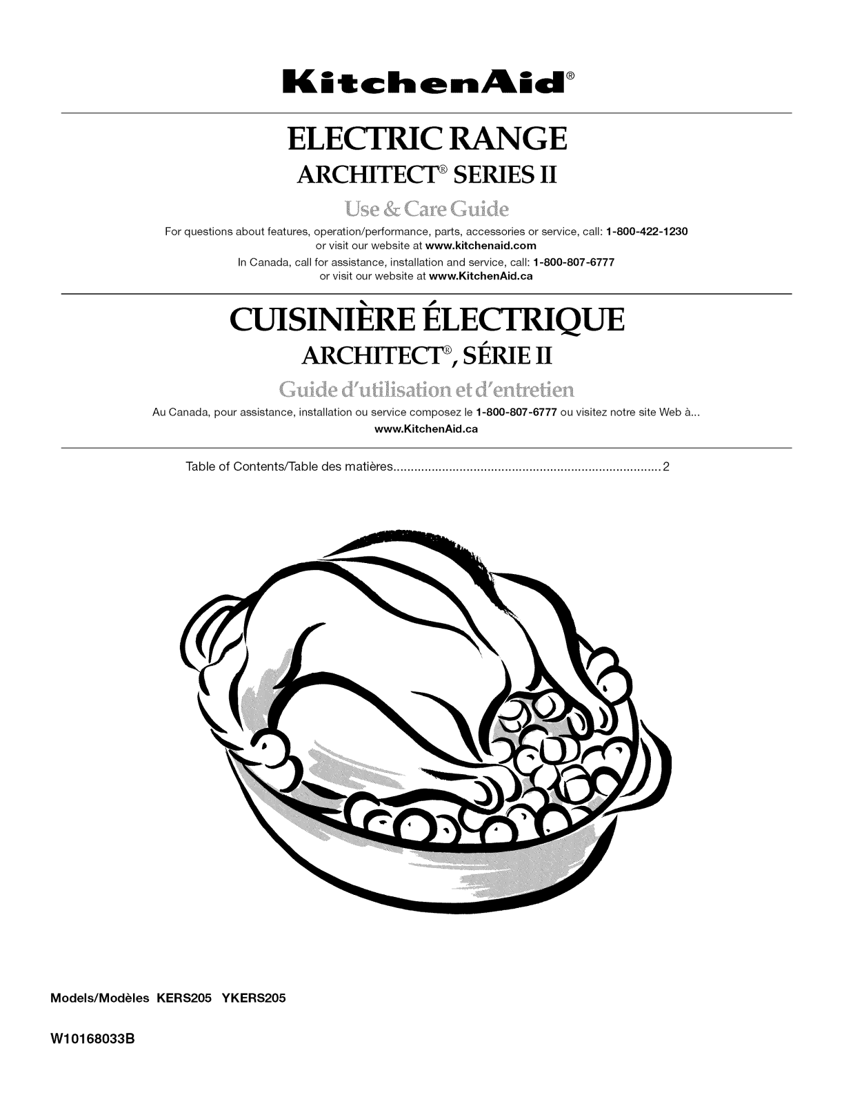 KitchenAid KERS206XSS0 Owner’s Manual