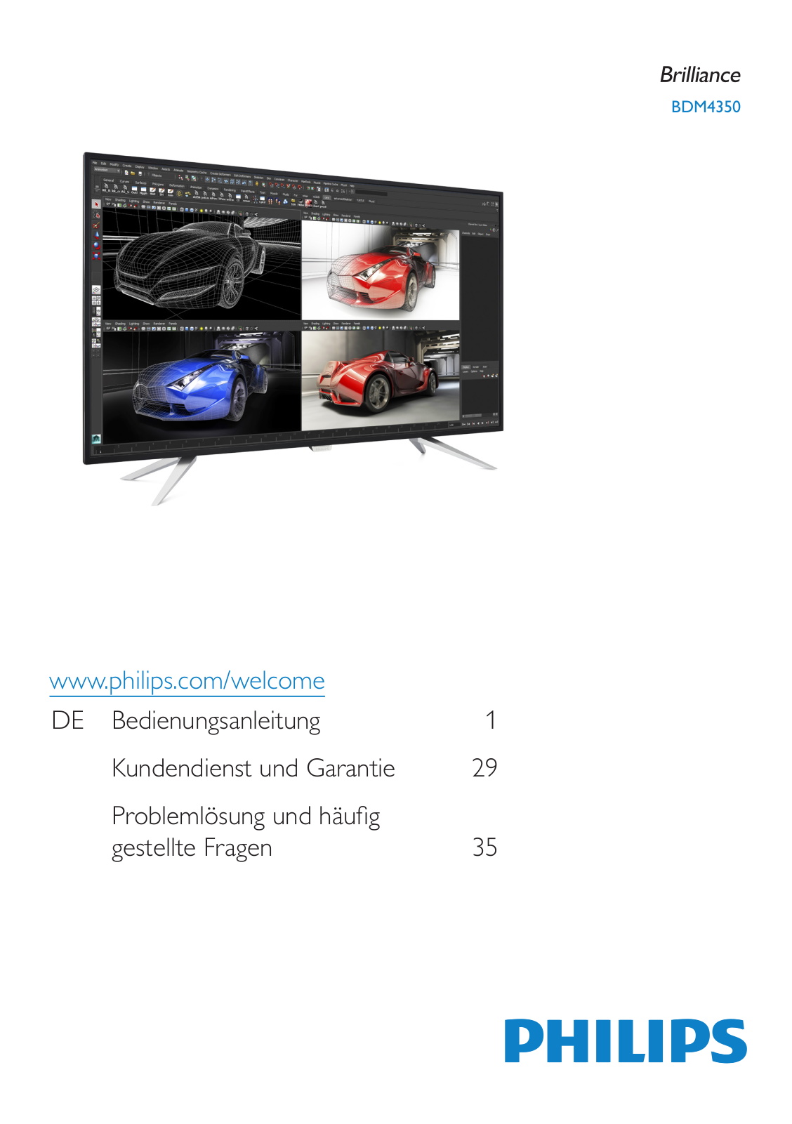 Philips BDM4350UC User Manual