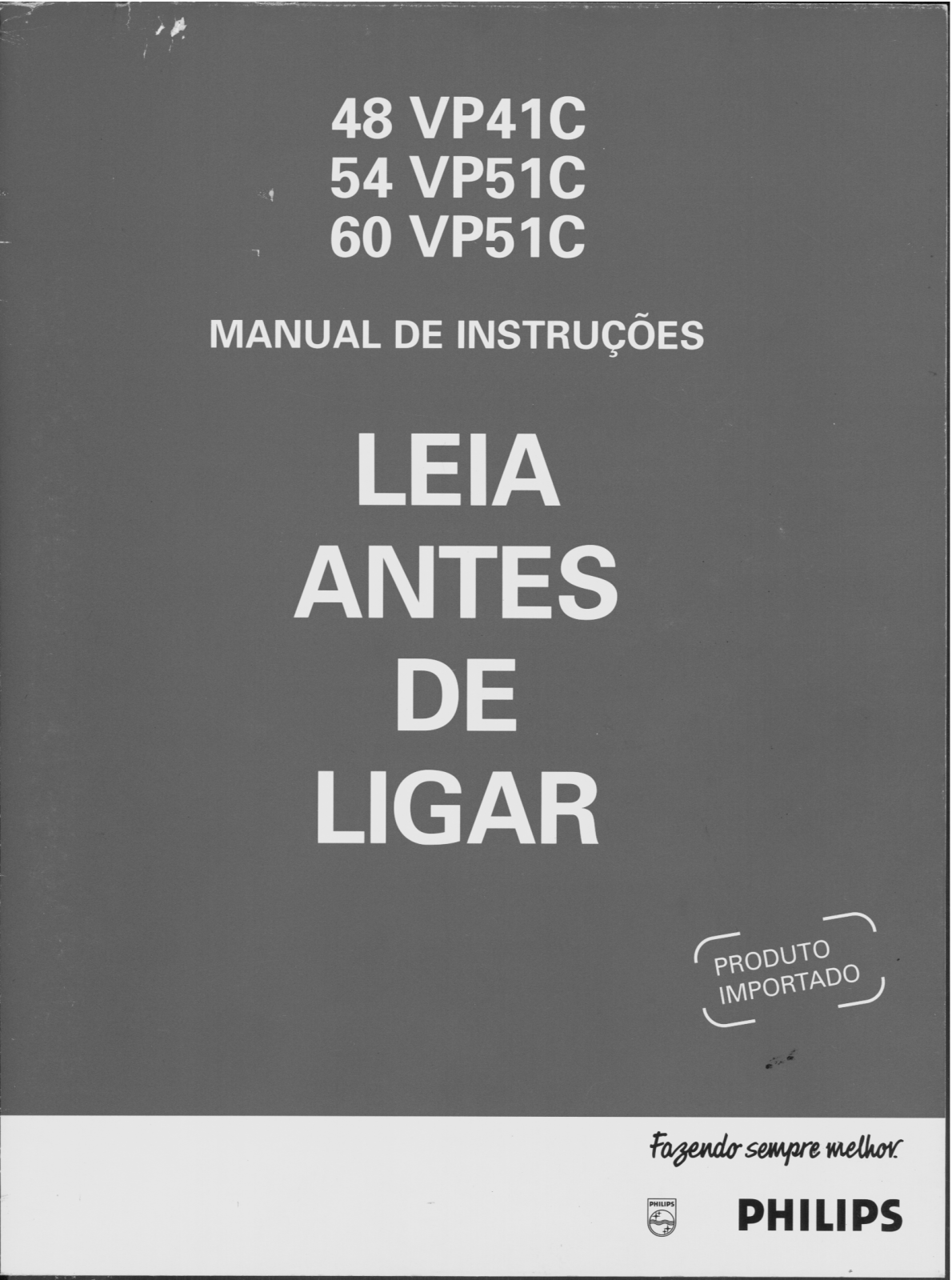 Philips 48VP41C, 54VP51C User Manual