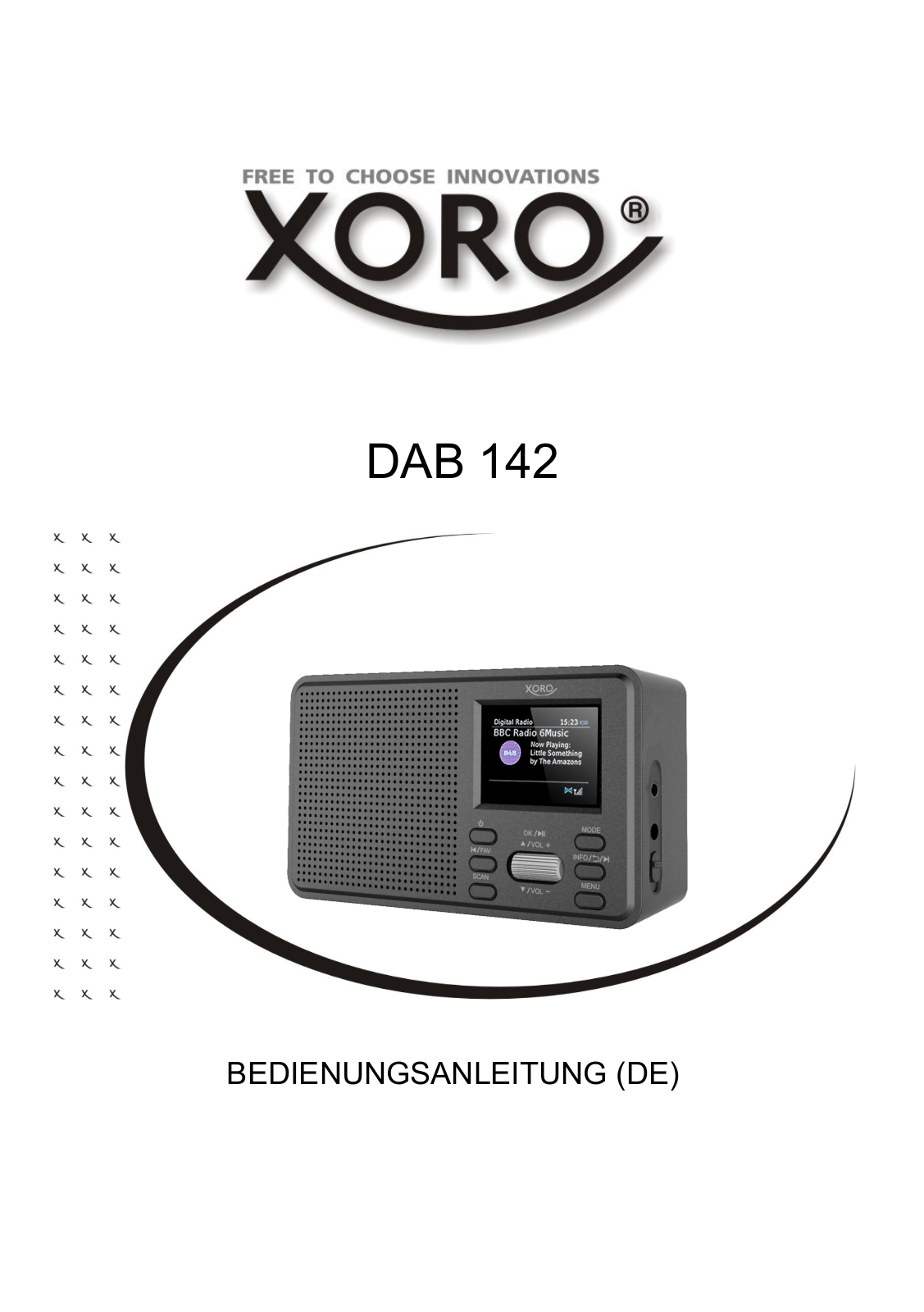 Xoro DAB 142 operation manual