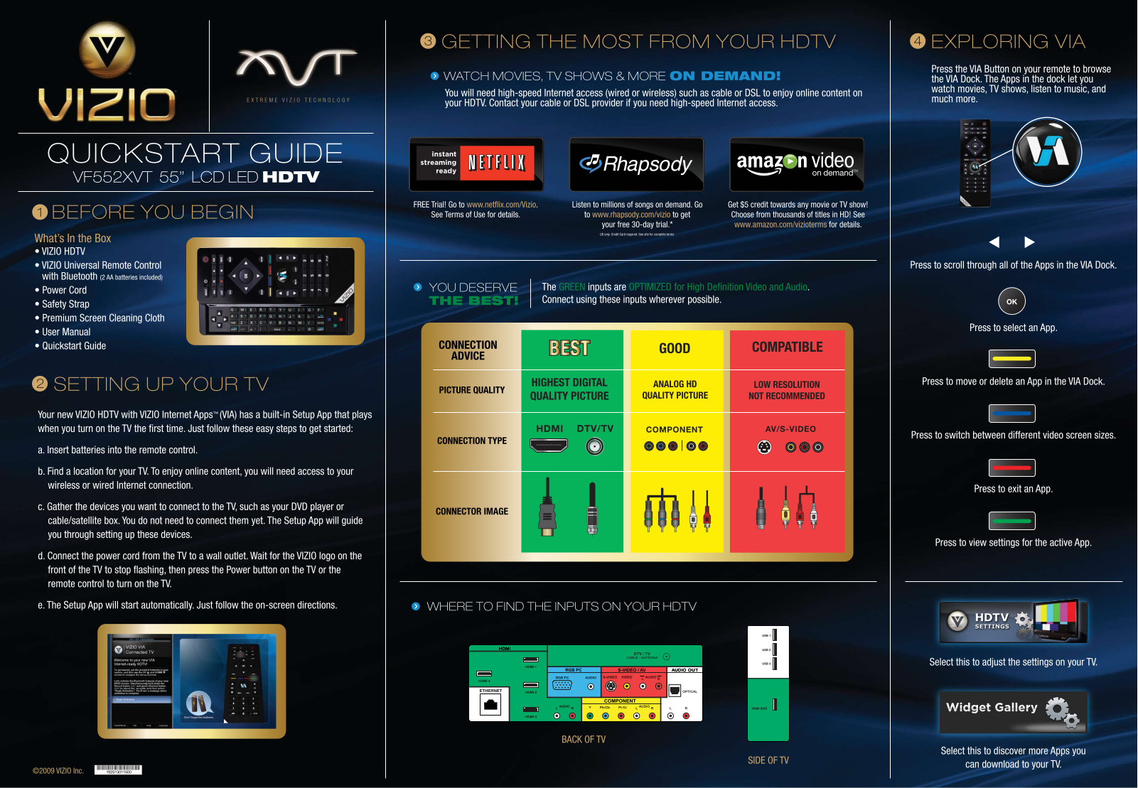 Vizio VF552XVT User Manual