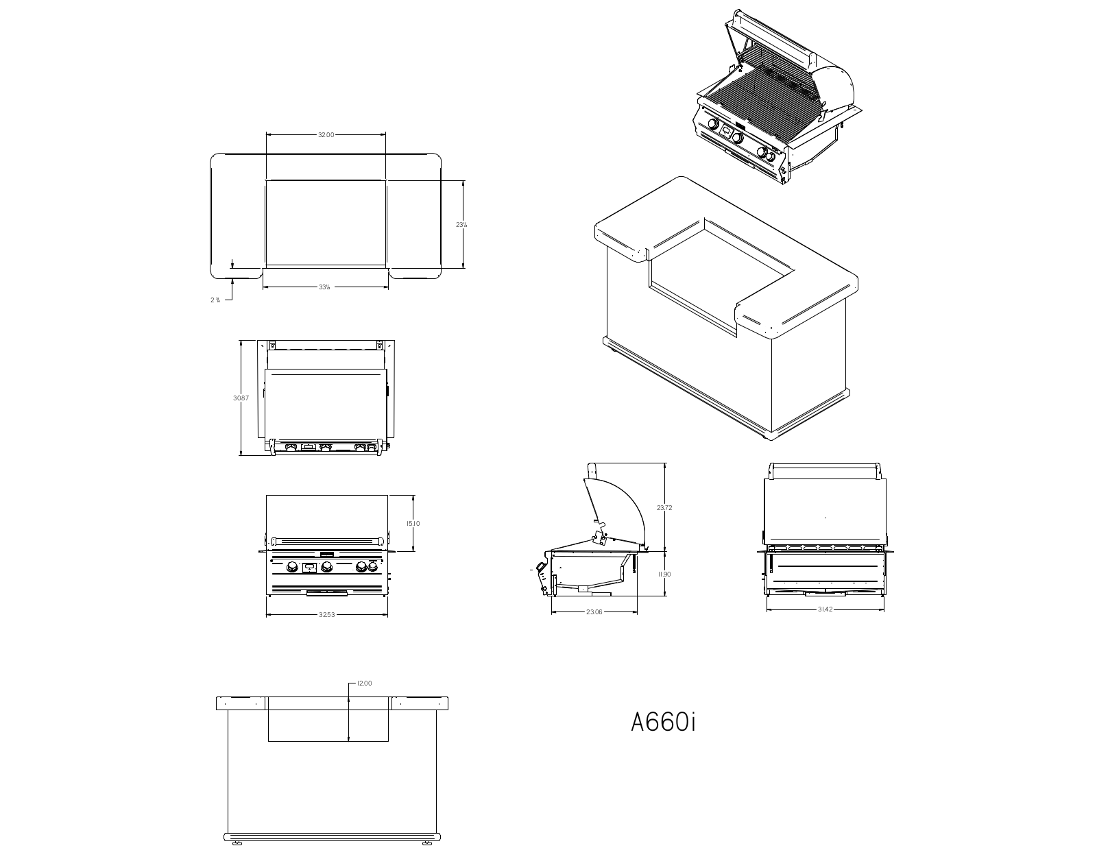 Fire Magic A660I5EAP, A660I5EANW, A660I5LAN, A660I6EANW, A660I6LAN User Manual