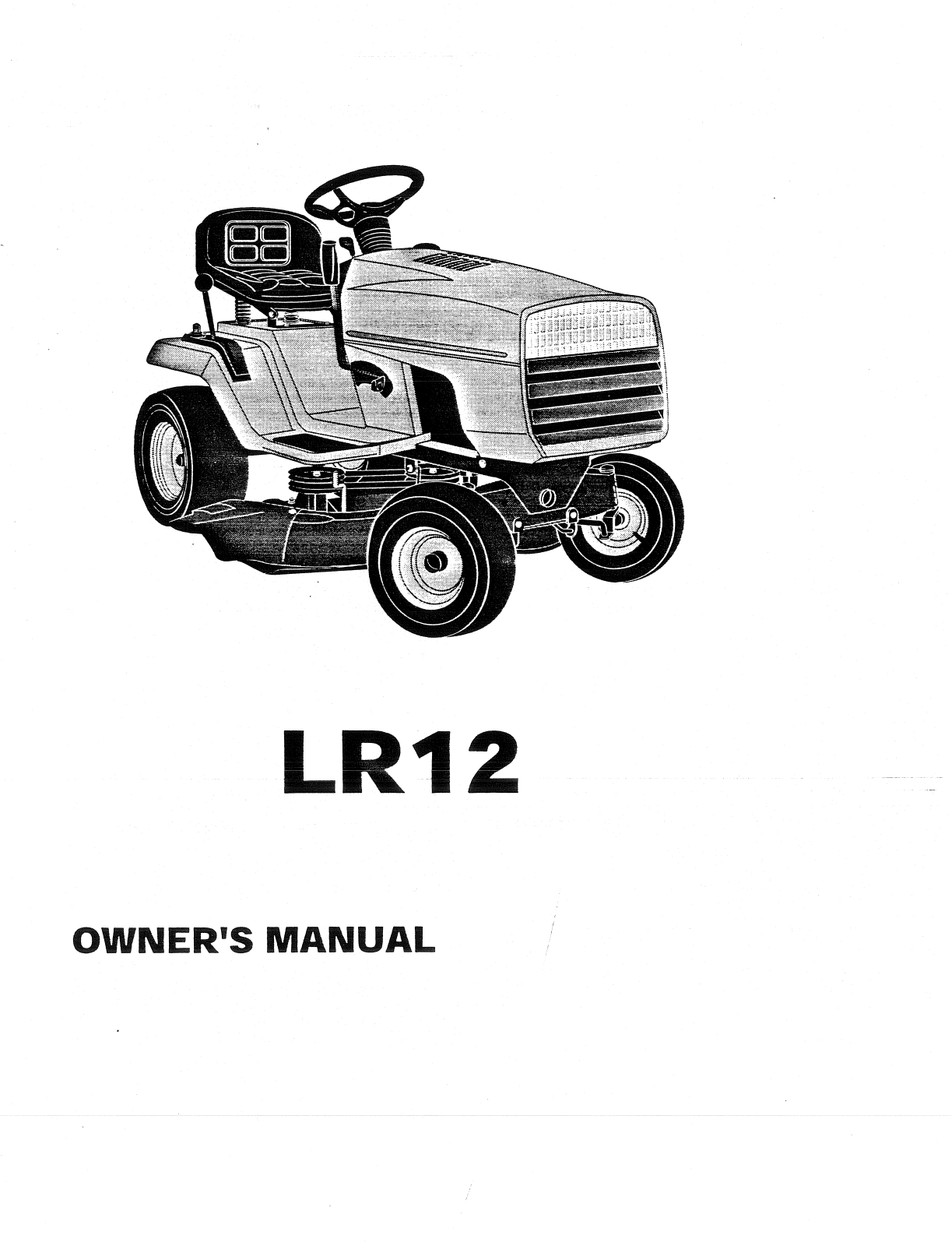 Husqvarna HC12R38D, LR12 User Manual