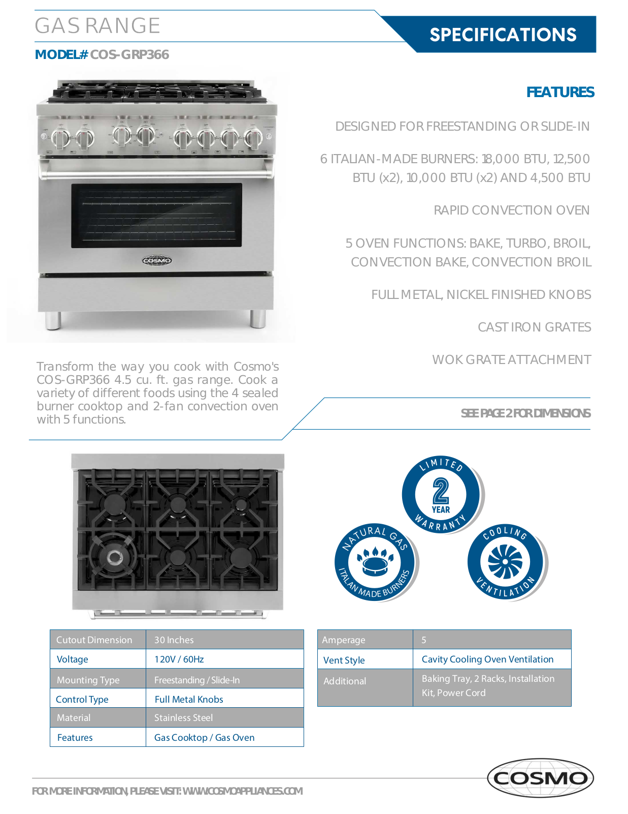 Cosmo DVRD1306 Specifications - ManualMachine.com