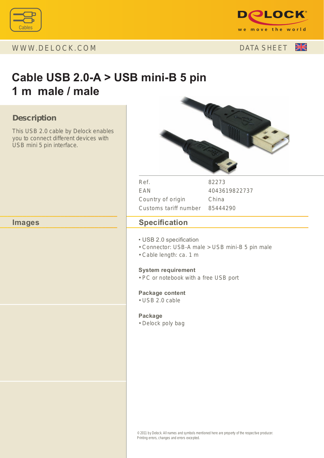 DeLOCK 82273 User Manual