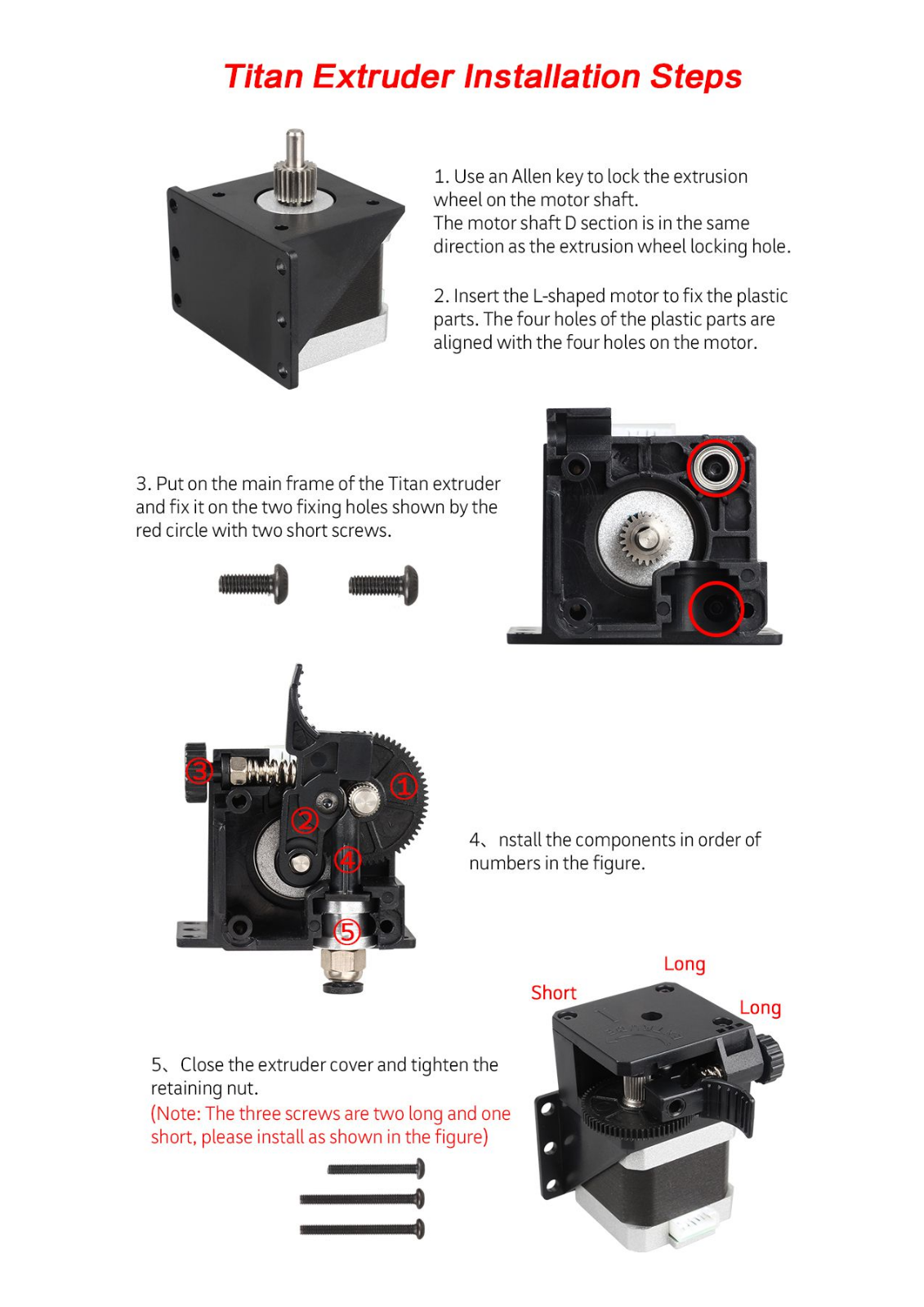 Titan Extruder Installation Manual