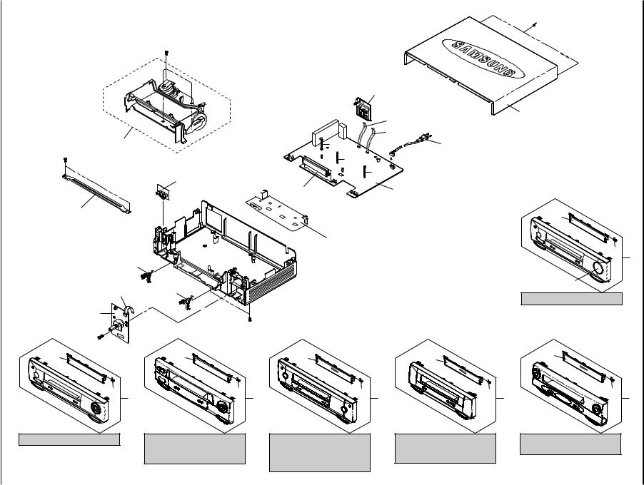 Samsung VR8509 Expoioded View and Parts List