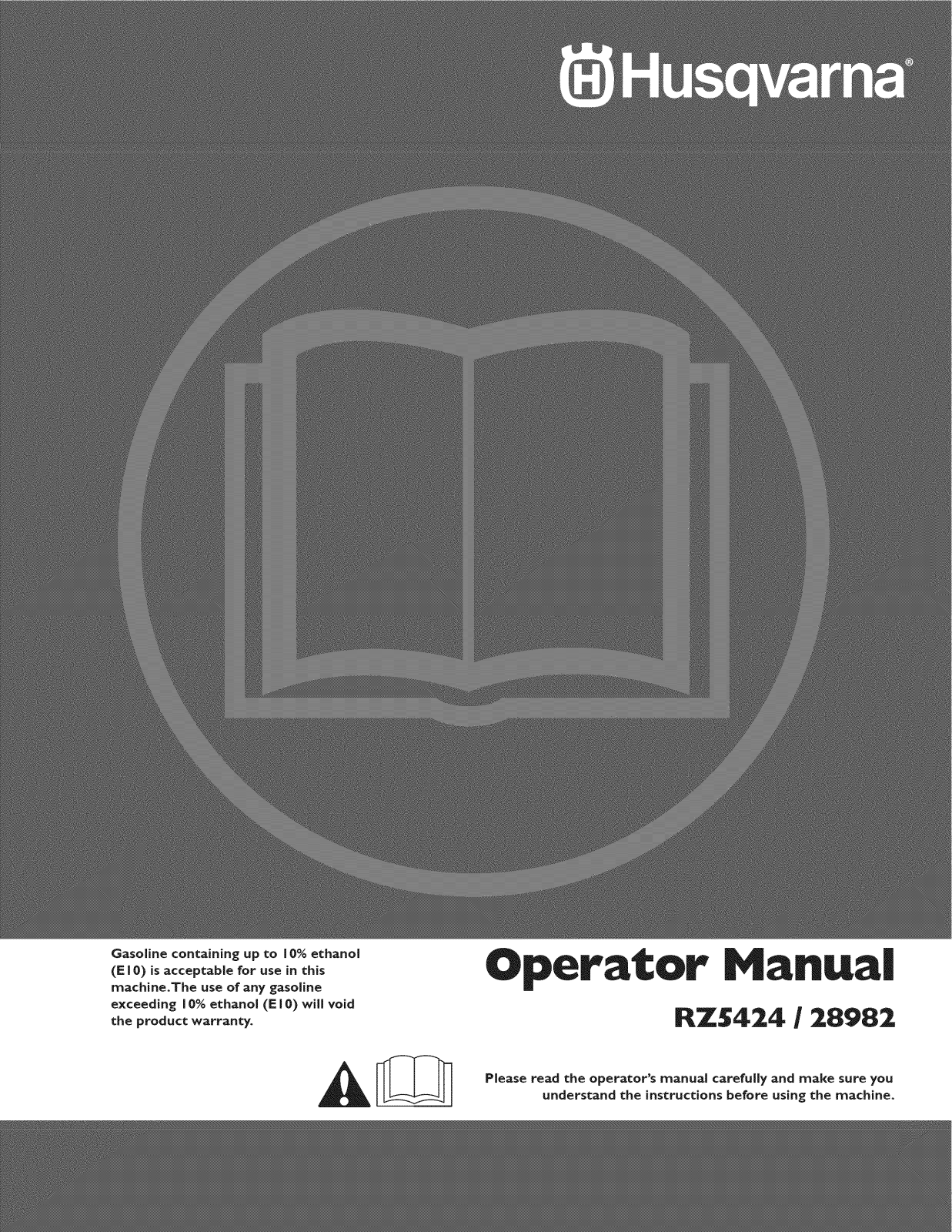 Husqvarna 289820 Owner’s Manual