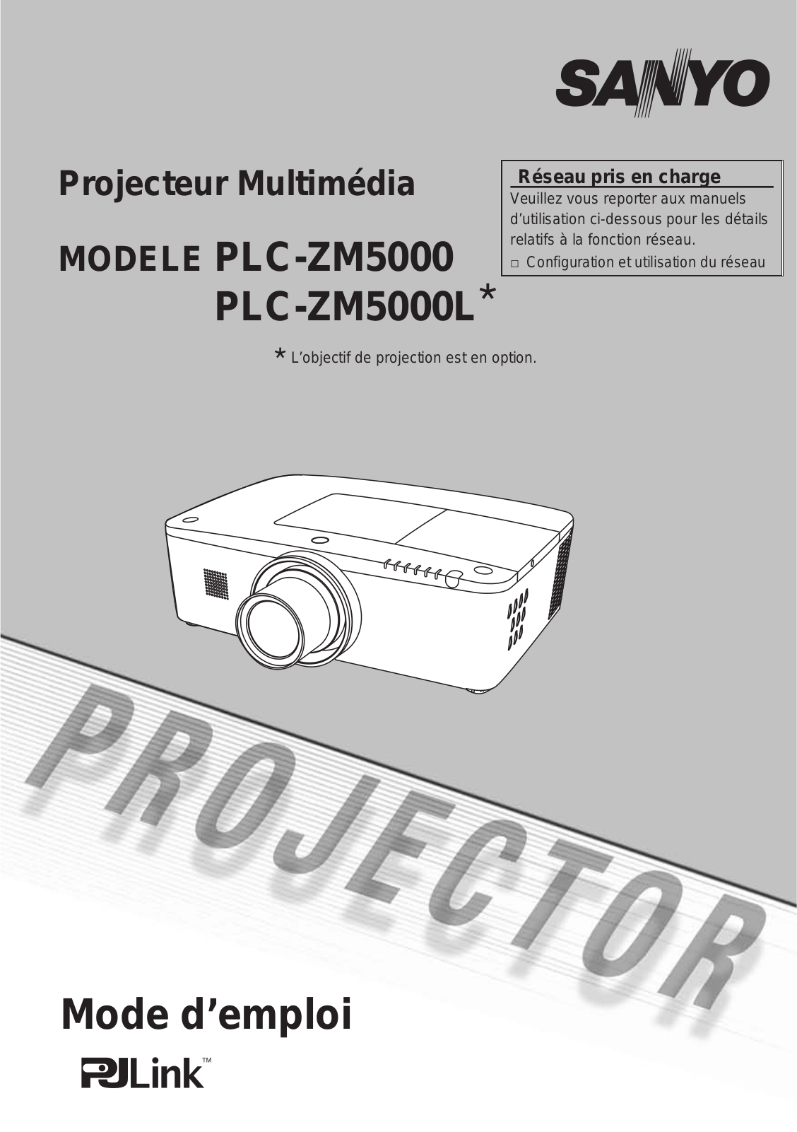 SANYO PLC-ZM5000L User Manual