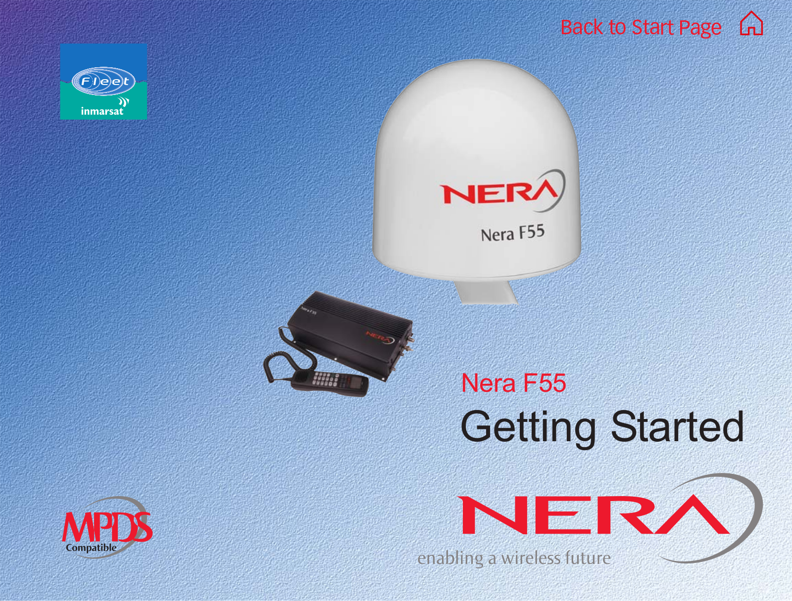 Nera F55 Getting Started