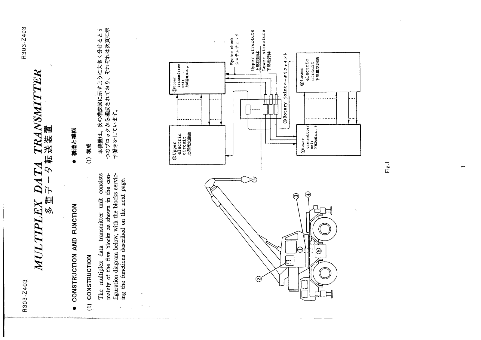 Tadano TR-100M User Manual