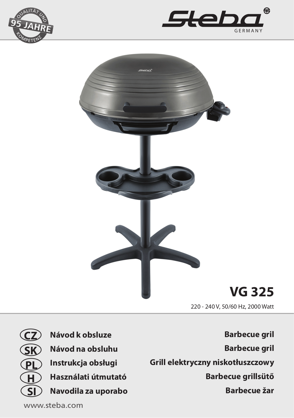 Steba VG 325 User Manual